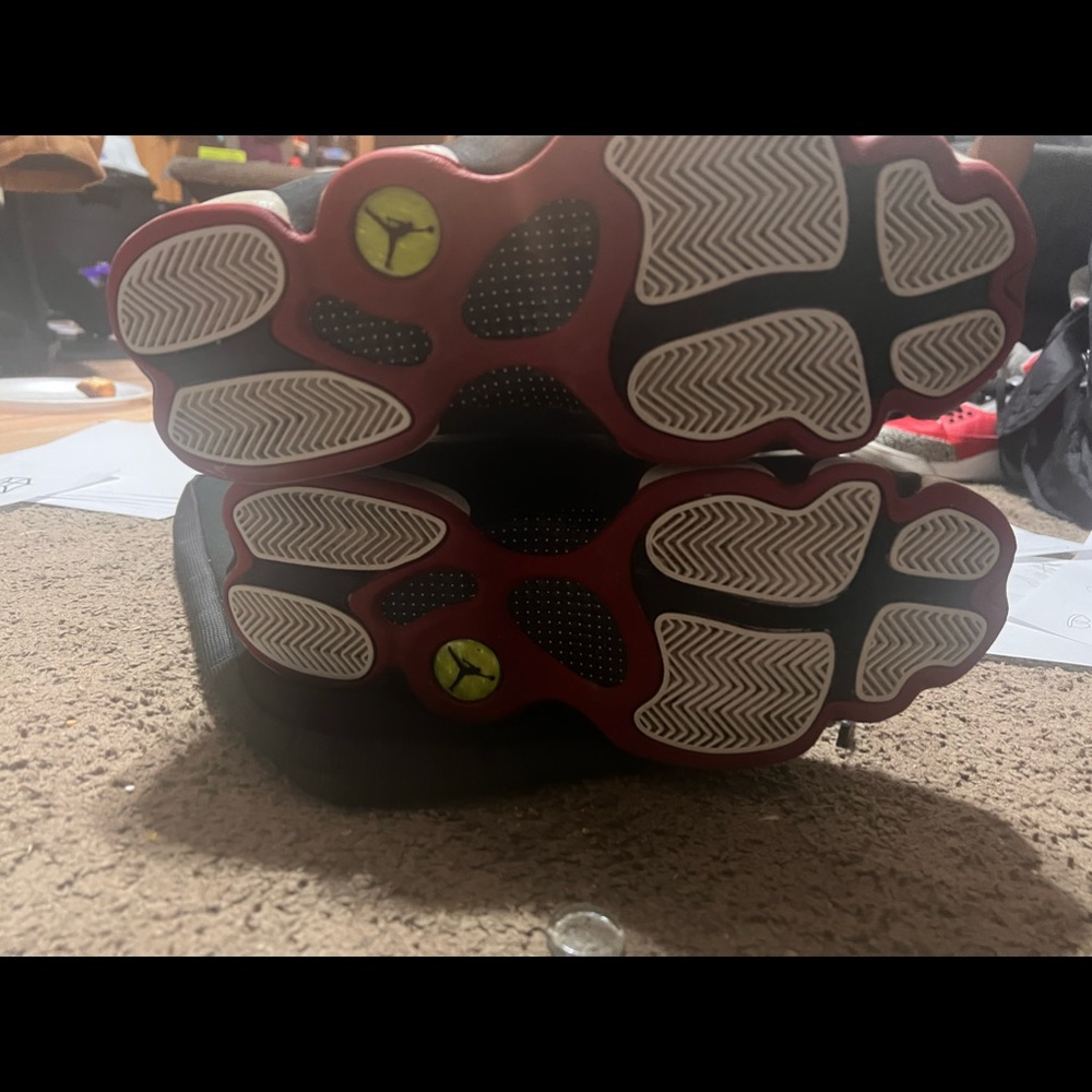 He got game Air Jordan 13 (2013) wore hand full of time alitlle creasing
